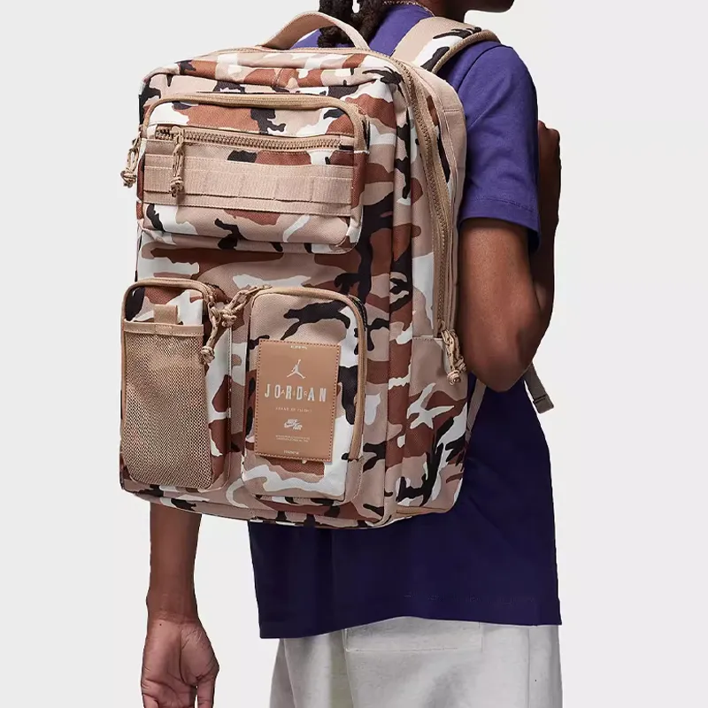 Jordan Polyester Backpack Regular Men's Desert Camouflage-4