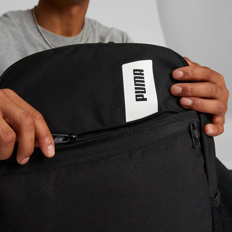 PUMA Polyester Backpack Regular Unisex Black-4
