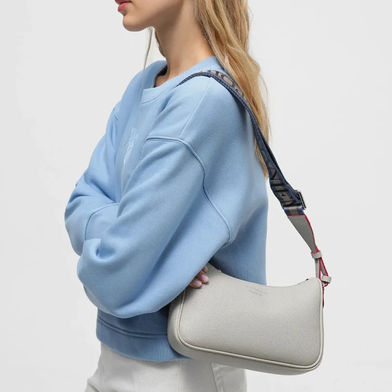 EMPORIO ARMANI Polyurethane Crossbody Bag, Shoulder Bag Women's Ivory-4