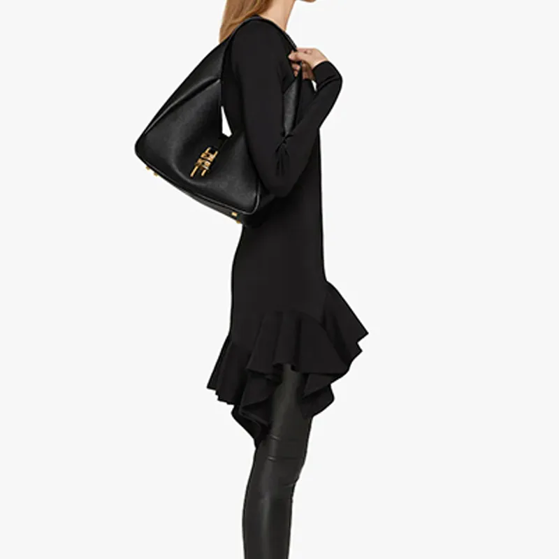Givenchy G Hobo Shoulder Bag Medium Black-5
