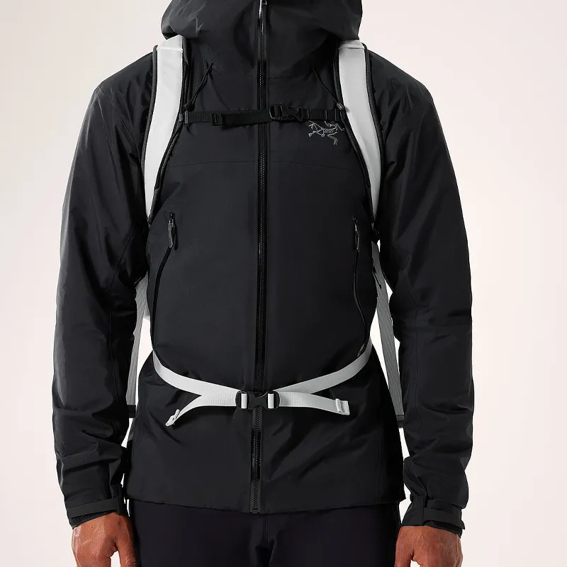 Arcteryx Polyester Backpack Regular Unisex Solitary Color Graphite Ink-5