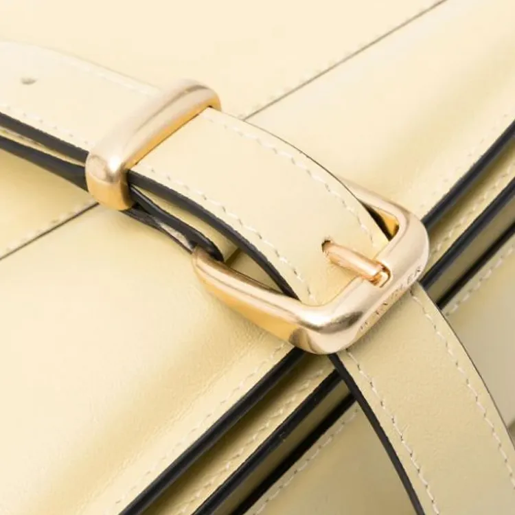 Wandler Calfskin Handbag, Shoulder Bag, Crossbody Bag Women's Yellow-2