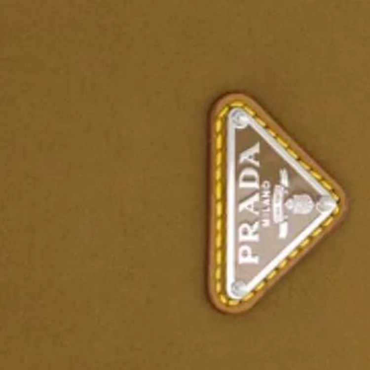 PRADA Recycled Nylon Wallet Men's Brown-3