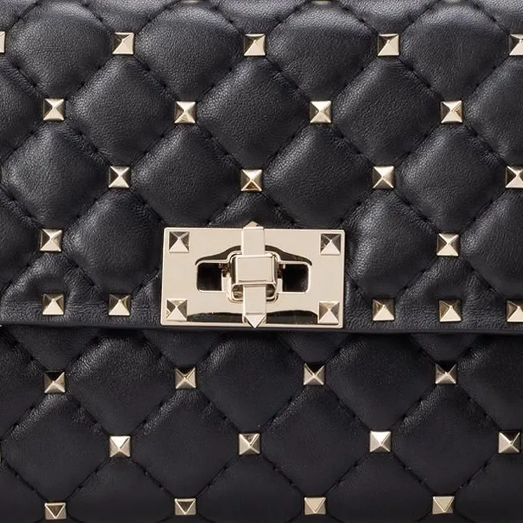Valentino Garavani Rockstud Spike Chain Crossbody Bag-3