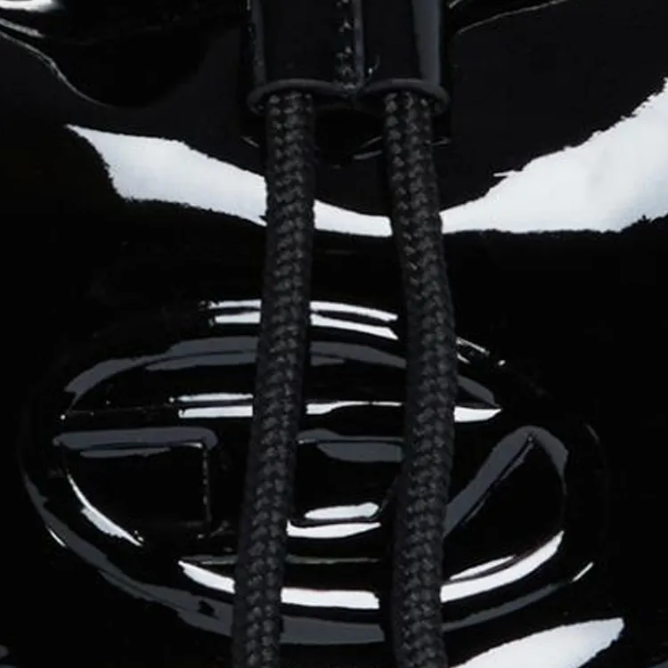 DIESEL Mirror Effect Drawstring Bucket Bag-3