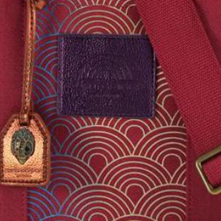 Kurt Geiger London Canvas Canvas Bag Shoulder Bag Crossbody Bag Handbag Women's Red-4