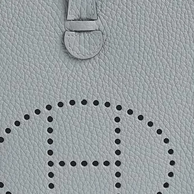 HERMES Evelyne Clemence Cow Leather Evelyn Shoulder Bag, Crossbody Bag Mini Women's Glacier Blue-2