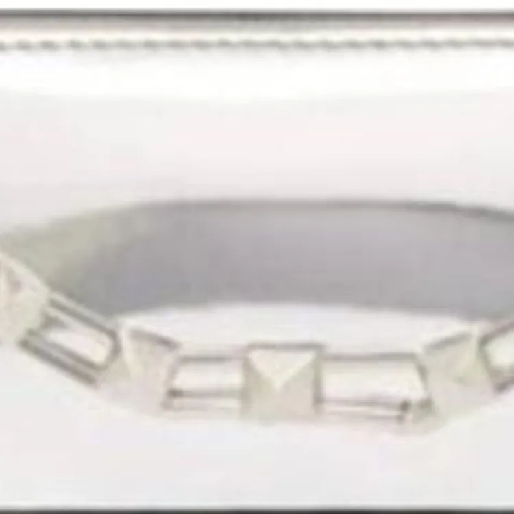 Valentino Calfskin Clutch Mini Women's Silver-1