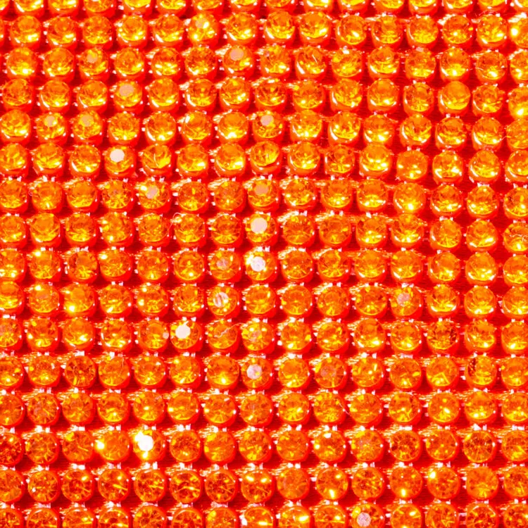 BENEDETTA BRUZZICHES Rhinestone Shoulder Bag Women's Orange-4