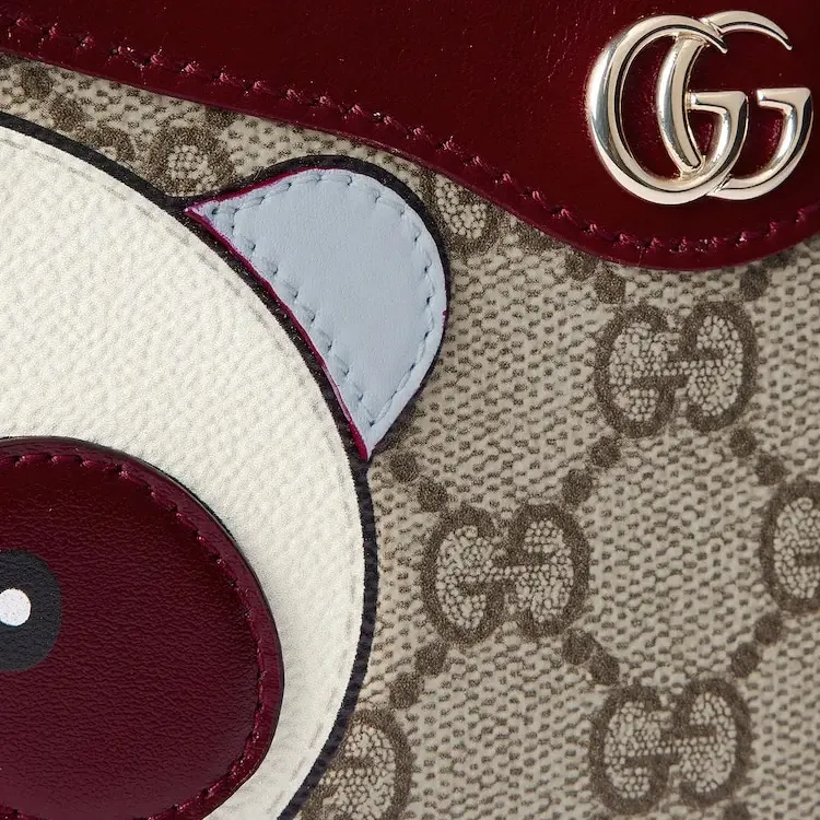 GUCCI Coated Fabric Shoulder Bag Crossbody Bag Mini Women's Brown & Brown-6