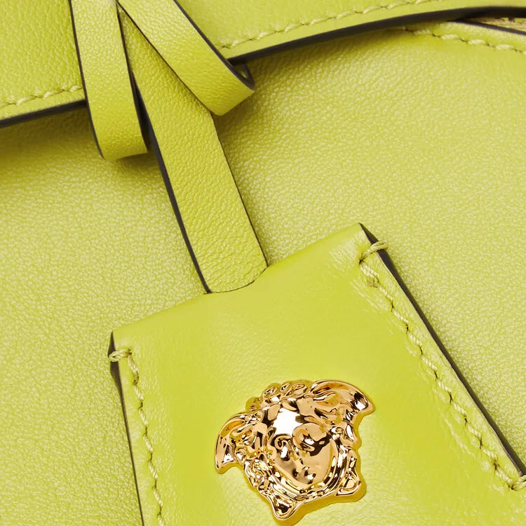 VERSACE Lambskin Shoulder Bag, Crossbody Bag Mini Women's Green-5
