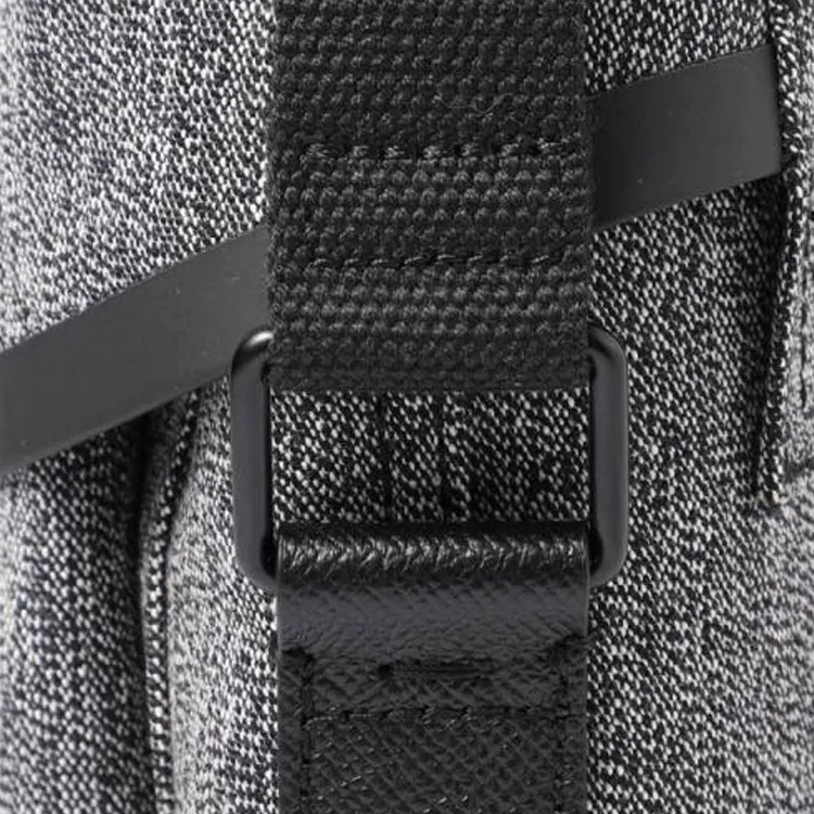 Maison Margiela Cotton Shoulder Bag, Crossbody Bag Men's Gray-7