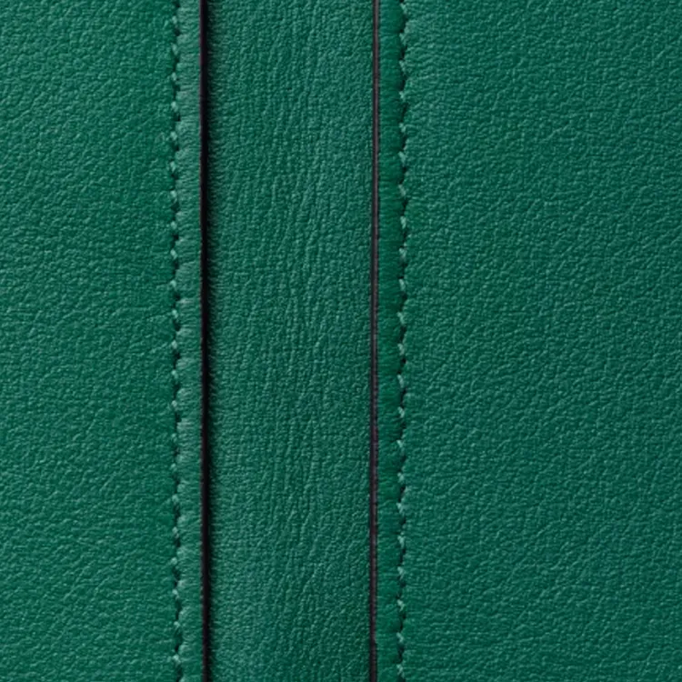 CARTIER Trinity Series Calfskin Card Holder Women's Green-3