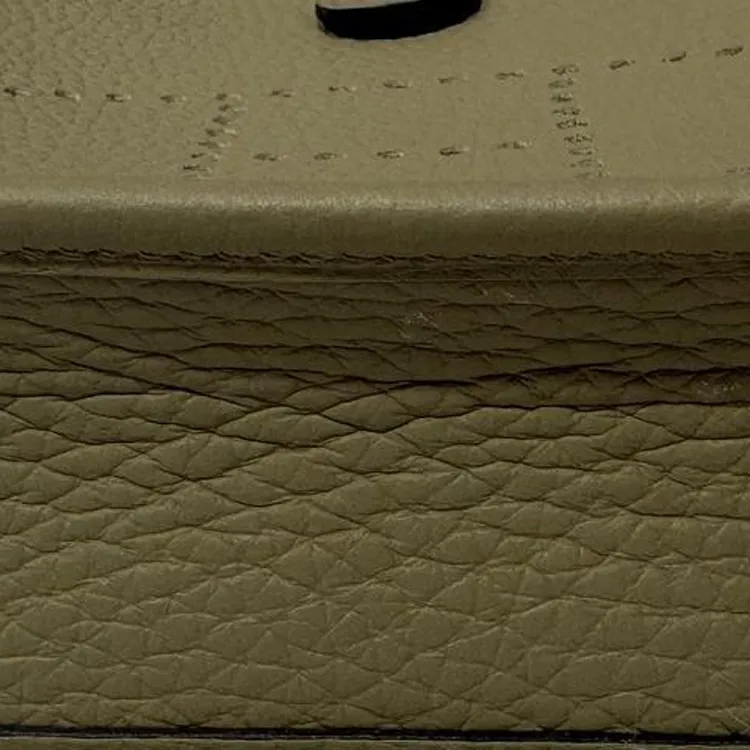 HERMES Evelyne Clemence Calfskin Crossbody Bag Women's Marfa Beige-2