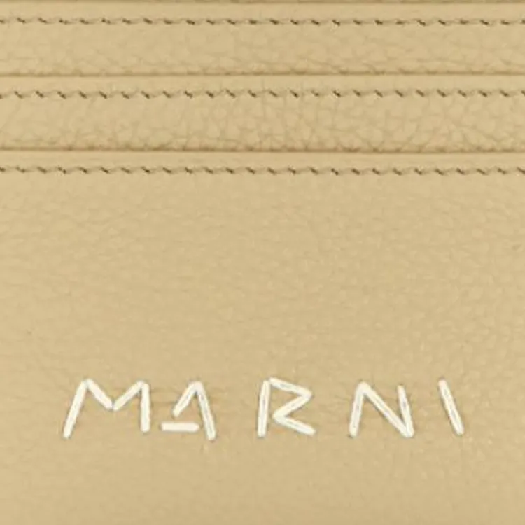 MARNI Logo Detailed Card Case-2