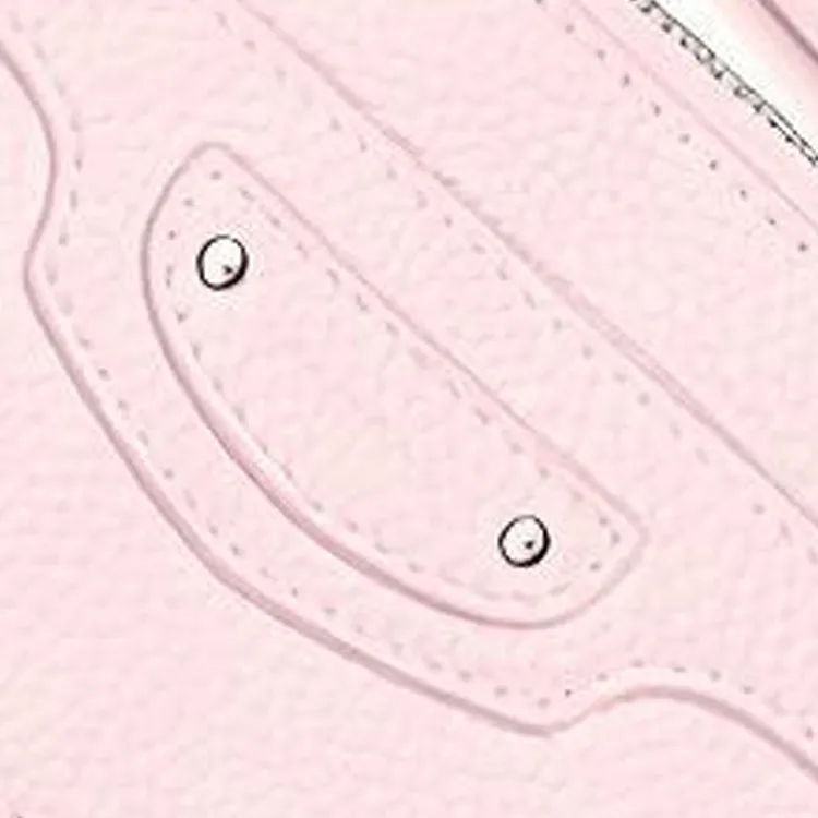 Balenciaga Neo Classic Grained Calfskin Card Holder Women's Pink-4