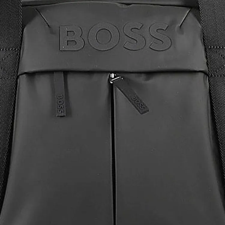 HUGO BOSS Polyamide With Polyester Shoulder Bag, Crossbody Bag, Handbag Regular Men's Black-4