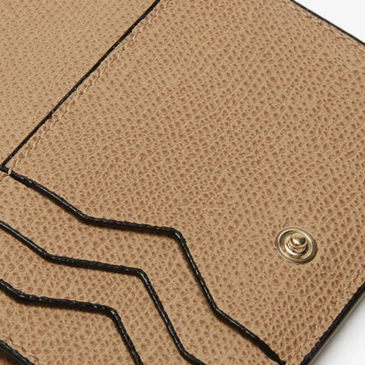 Valextra Millepunte Calfskin Wallet Unisex Cashmere Beige-4