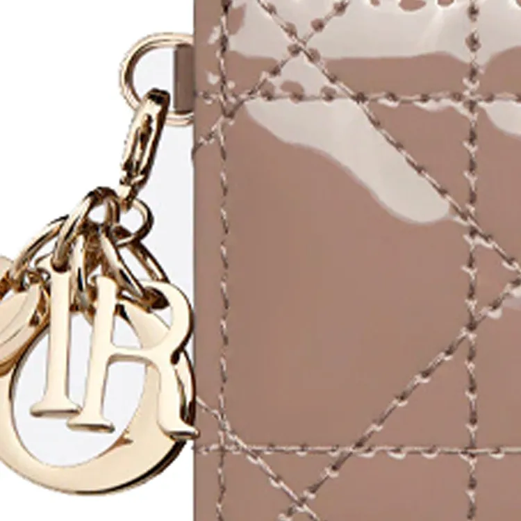 DIOR Lady Dior Cow Leather Card Holder Card Holder Women's Warm Taupe-3
