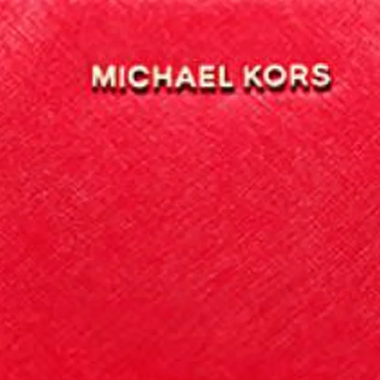 MICHAEL KORS Jet Set Leather Envelope Bag Shoulder Bag Crossbody Bag Medium Size Women's Red-2