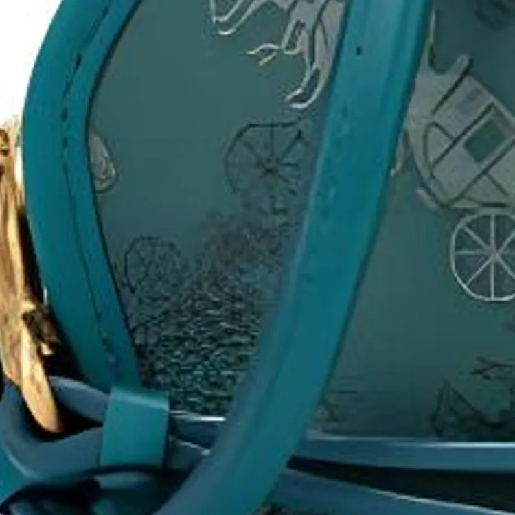 COACH Georgie Leather Wine God Bag Shoulder Bag Crossbody Bag Small Size Women's Turquoise-4