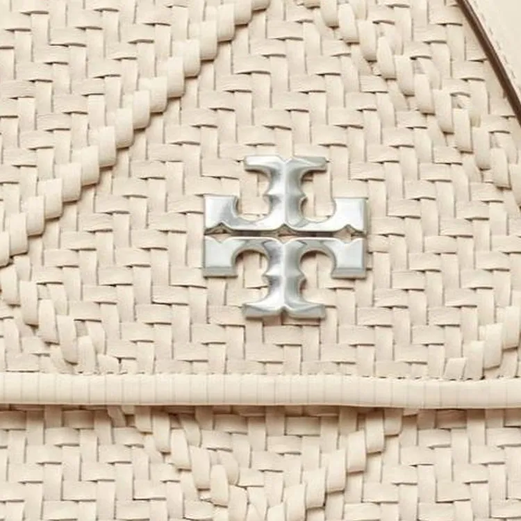 TORY BURCH Kira Leather Portable Crossbody Bag, Shoulder Bag Small Size Women's Ivory White-3