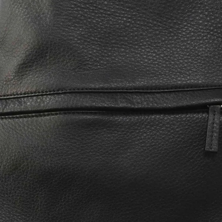 Yohji Yamamoto Cow Leather Backpack Unisex Black-5