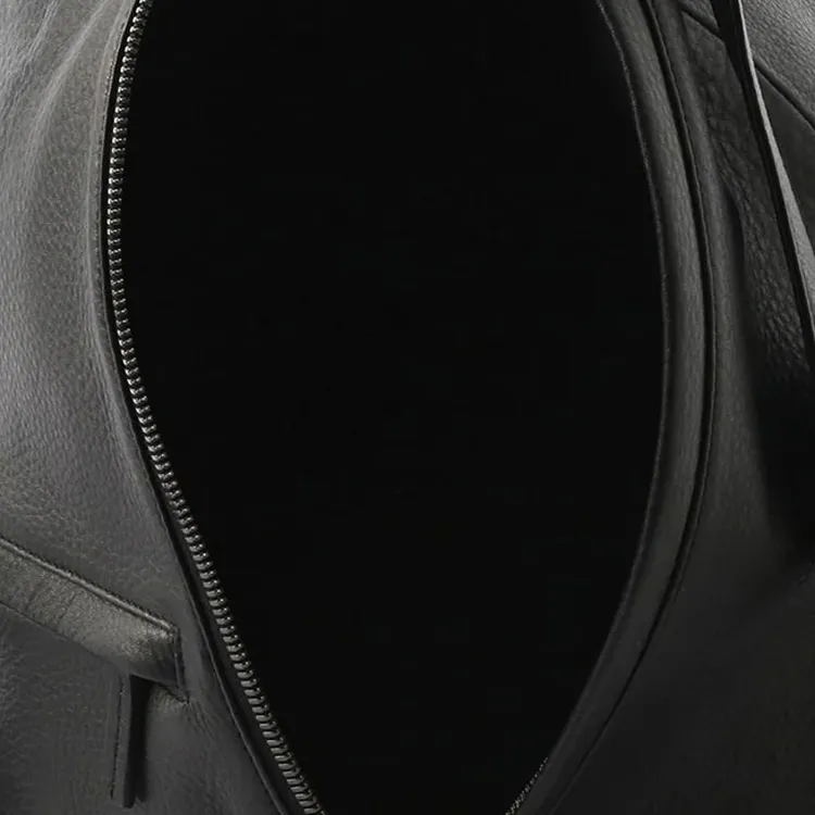 Yohji Yamamoto Cow Leather Backpack Unisex Black-6