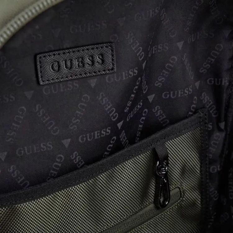 GUESS Nylon Backpack Regular Unisex Green-3
