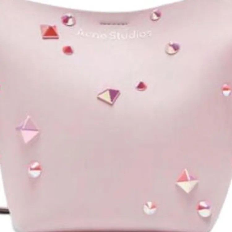 Acne Studios Calfskin One Shoulder Handbags Mini Women's Pink-3