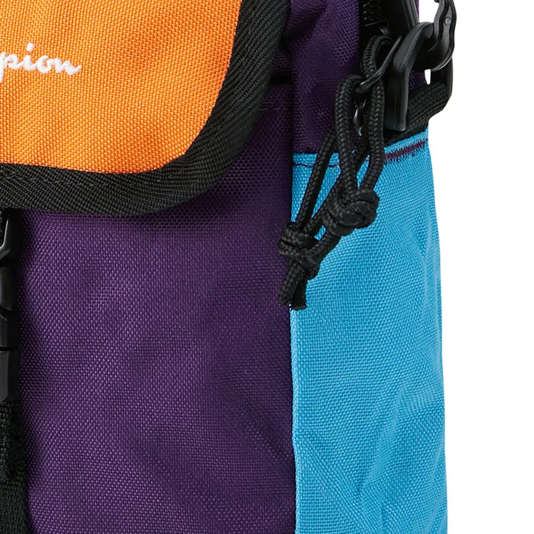 Champion Canvas Crossbody Bag Regular Unisex Multicolor Patchwork-4