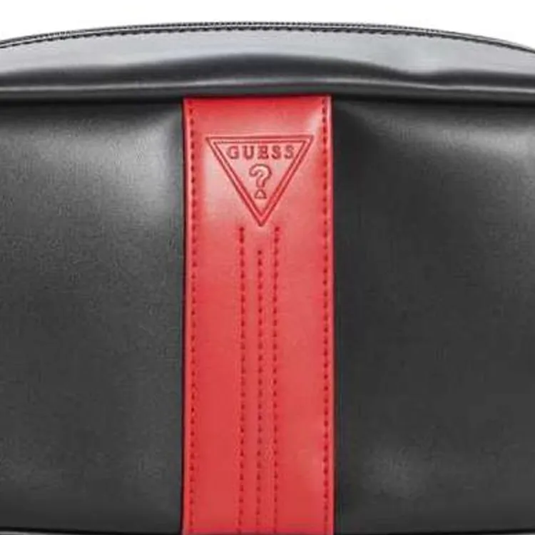 GUESS Artificial Leather Toiletry Bag Regular Men's Black-3