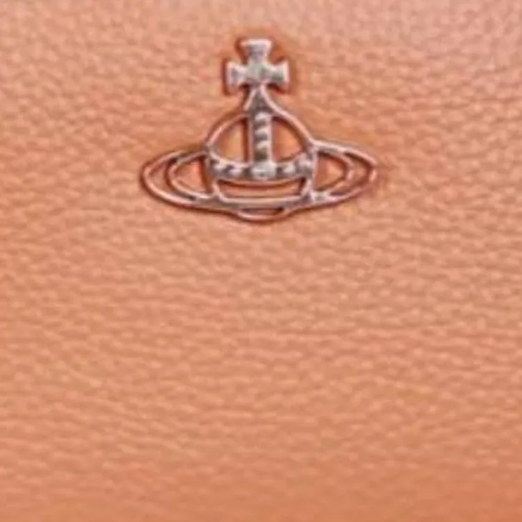 Vivienne Westwood Leather Wallet Women's Orange-2