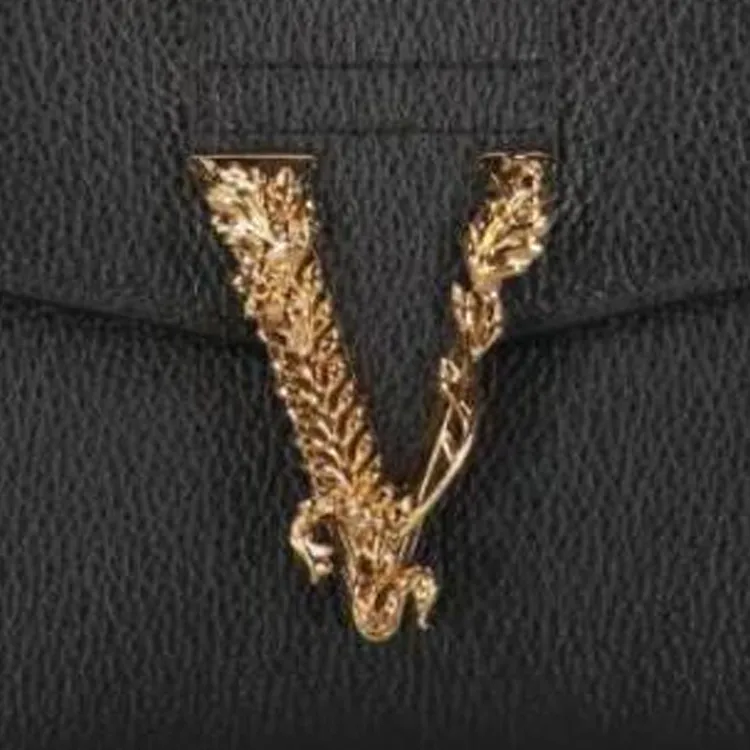 FANSIZHE Virtus Calfskin Tote Bag, Shopping Bag, Shoulder Bag, Handbag Women's Black-5