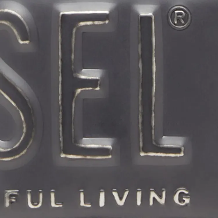 DIESEL Double Layer Polyurethane Wallet Men's Black-3