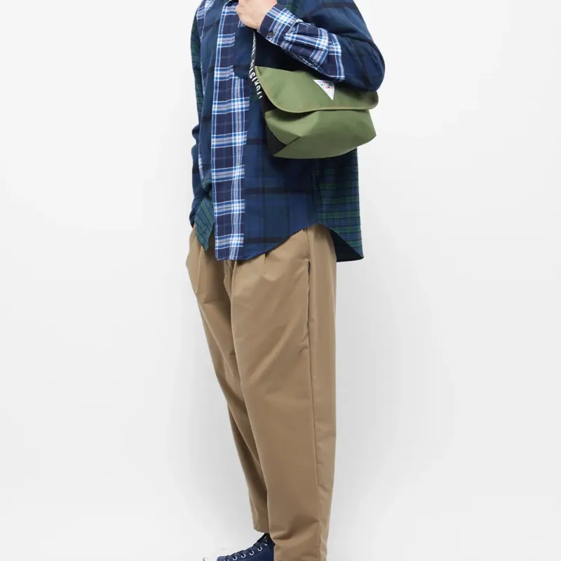 HUMAN MADE Canvas Canvas Bag Crossbody Bag Small Size Unisex Green-4