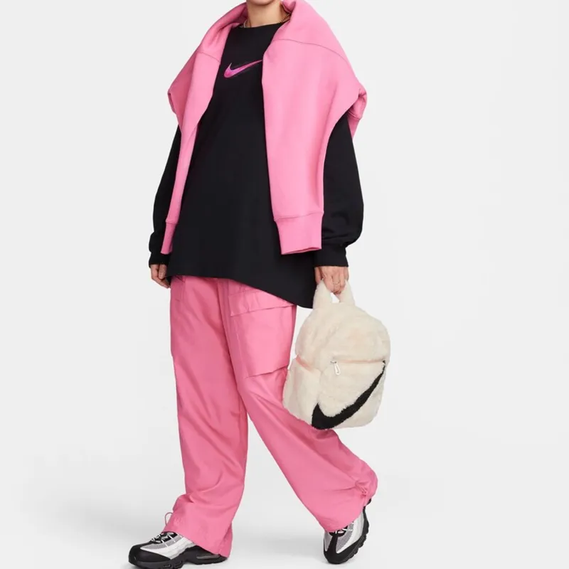Nike Sportswear Futura 365 Faux Fur Mini Backpack 6L Guava Ice/Guava Ice/Black-4