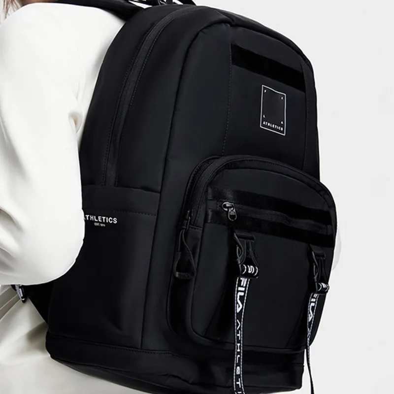 FILA Fitness Series Fabric Backpack Unisex Black-4