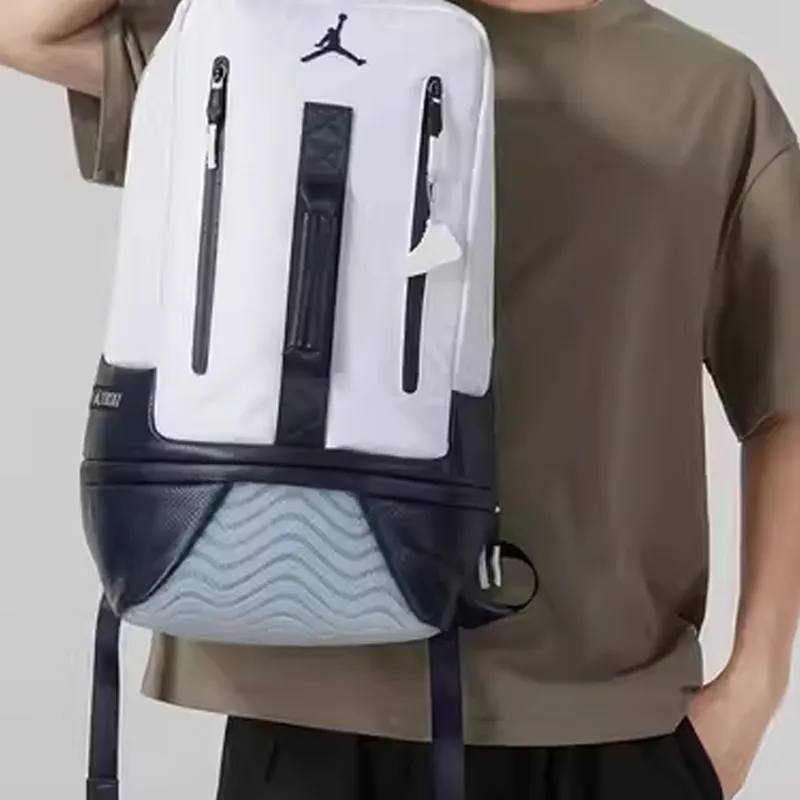 Jordan Polyester Elastane Backpack Regular Unisex Black/White-4