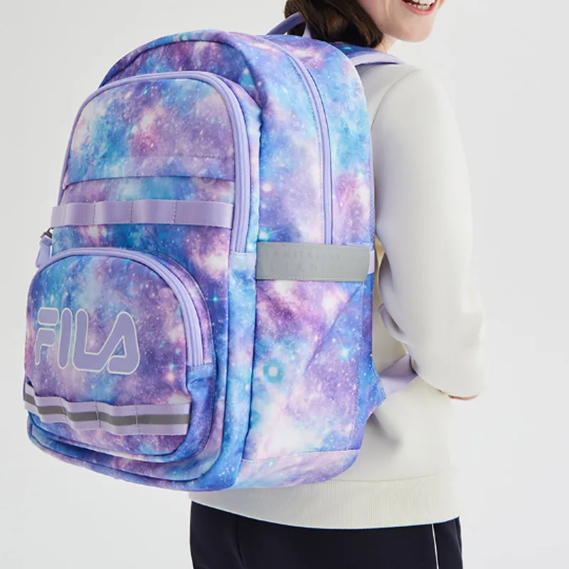 FILA Nylon Backpack Medium Size Unisex Luo Lan Purple-4