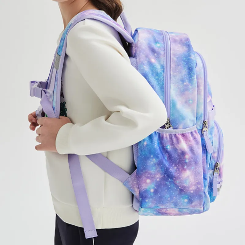 FILA Nylon Backpack Medium Size Unisex Luo Lan Purple-5