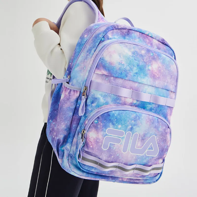 FILA Nylon Backpack Medium Size Unisex Luo Lan Purple-3