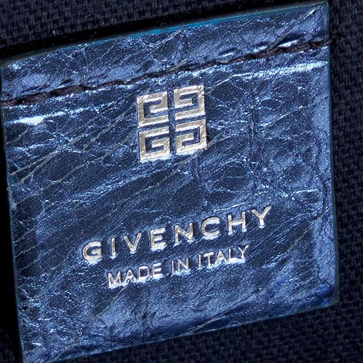 GIVENCHY Voyou Calfskin Shoulder Bag Crossbody Bag Women's Marine Blue-4