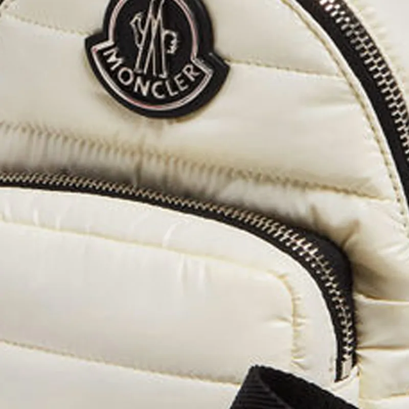 Moncler Kilia Nylon Shoulder Bag Crossbody Bag Small Size Women's White-4