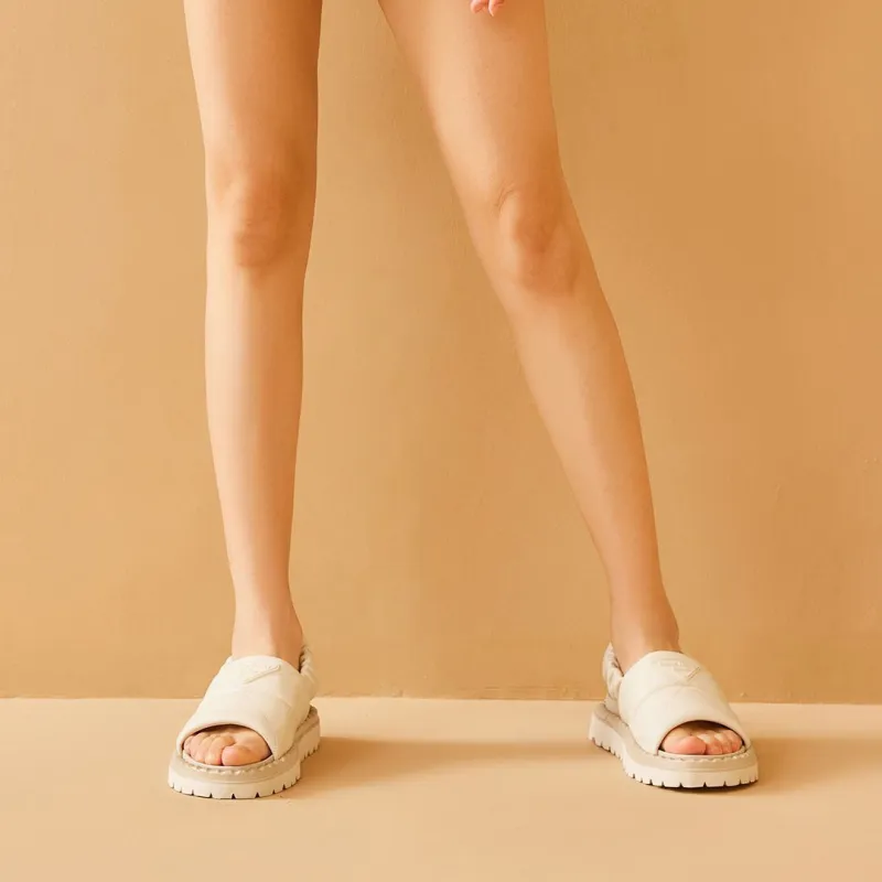 Beau Today Stylish Sandals Women's Cream White-8