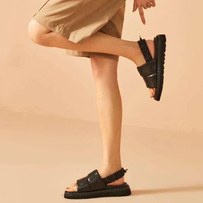 Beau Today Fashion Sandal Women's Classic Black-7