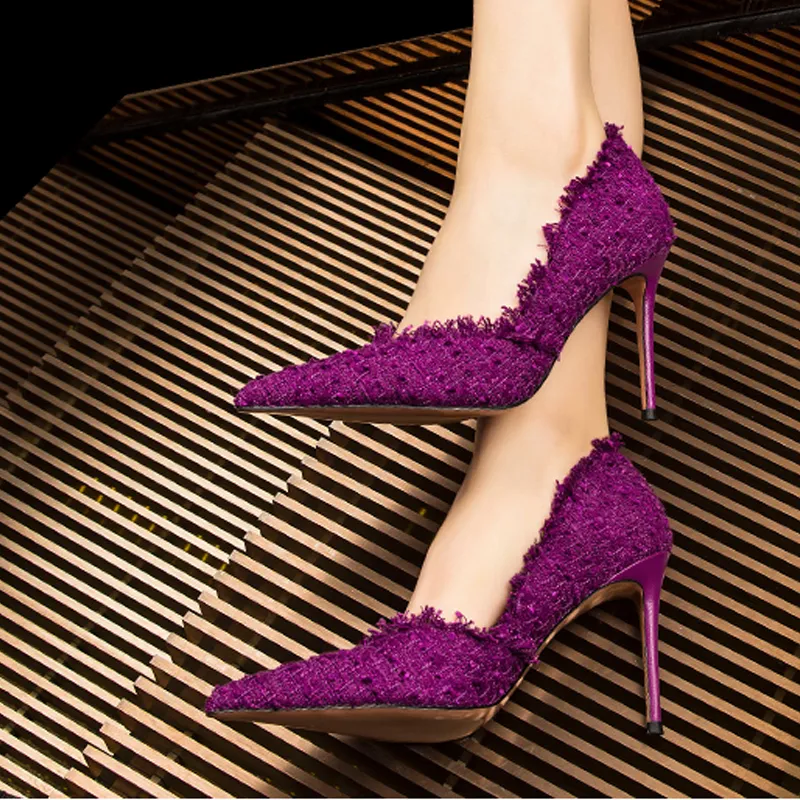 Coup De Foudre Slim Heel High Heels 9.5cm Women's-11