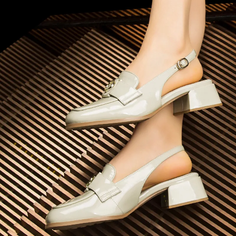 Coup De Foudre Block Heel High Heels Women's-5