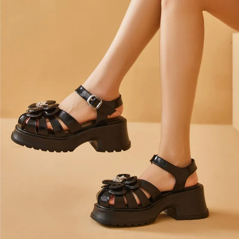 Beau Today Stylish Sandals Women's Classic Black-5