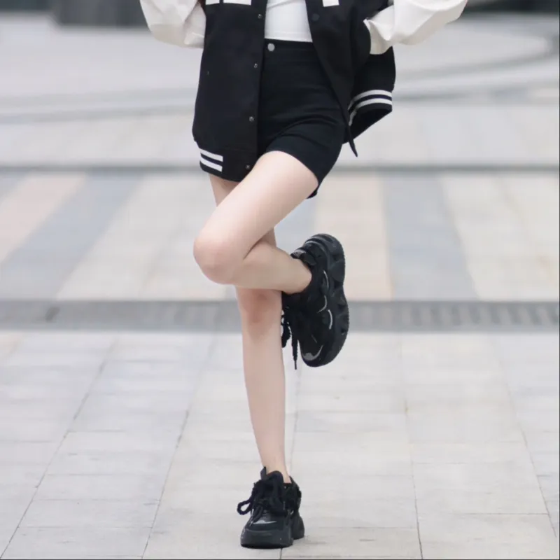 Masongarments Storm 1 Height Increasing Wear-Resistant Low-Top Chunky Sneakers Unisex Black-10